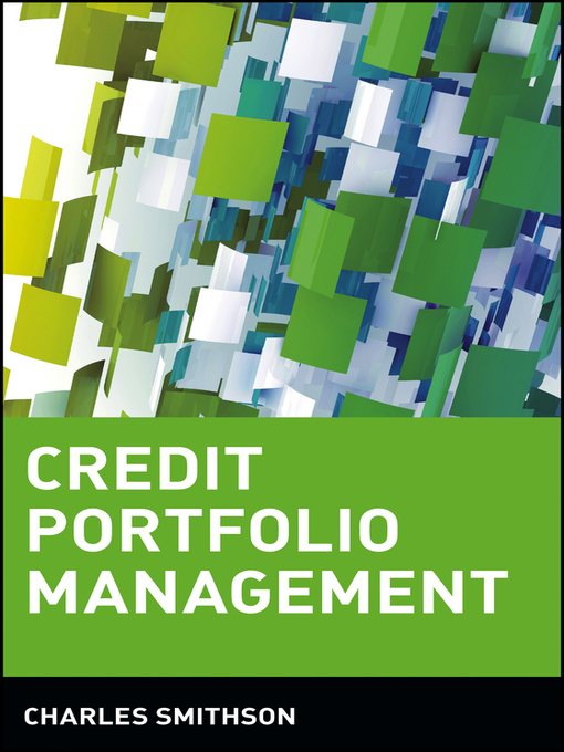 Title details for Credit Portfolio Management by Charles Smithson - Available